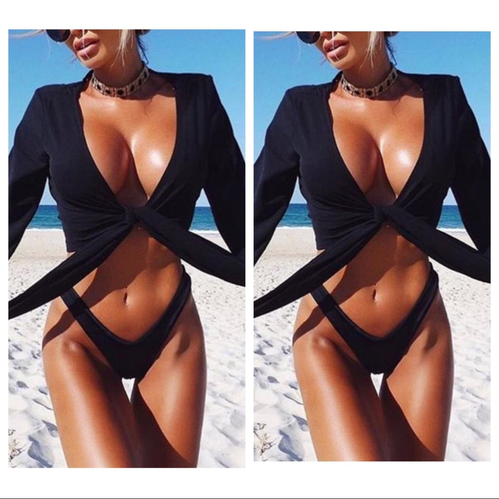 Wrap self tie blouse